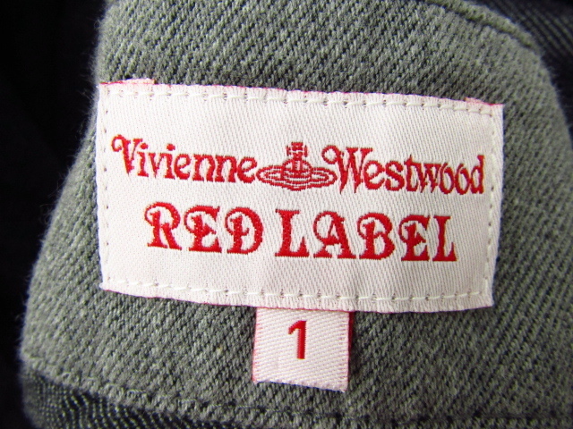 Vivienne Westwood RED LABEL Vivienne Westwood mi leak jumper skirt apron long One-piece SIZE:1!FL674