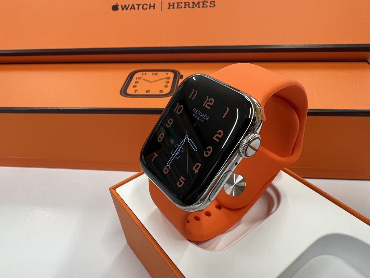 即決 美品 Apple watch エルメス シリーズ5 アップルウォッチ HERMES