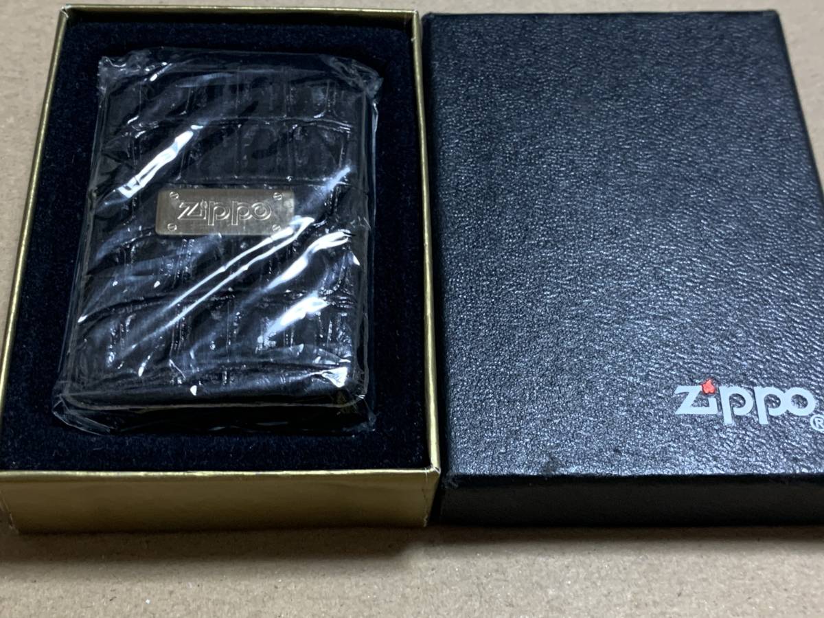 1998年 クロコダイルレザー巻き ZIPPO 未使用の画像1