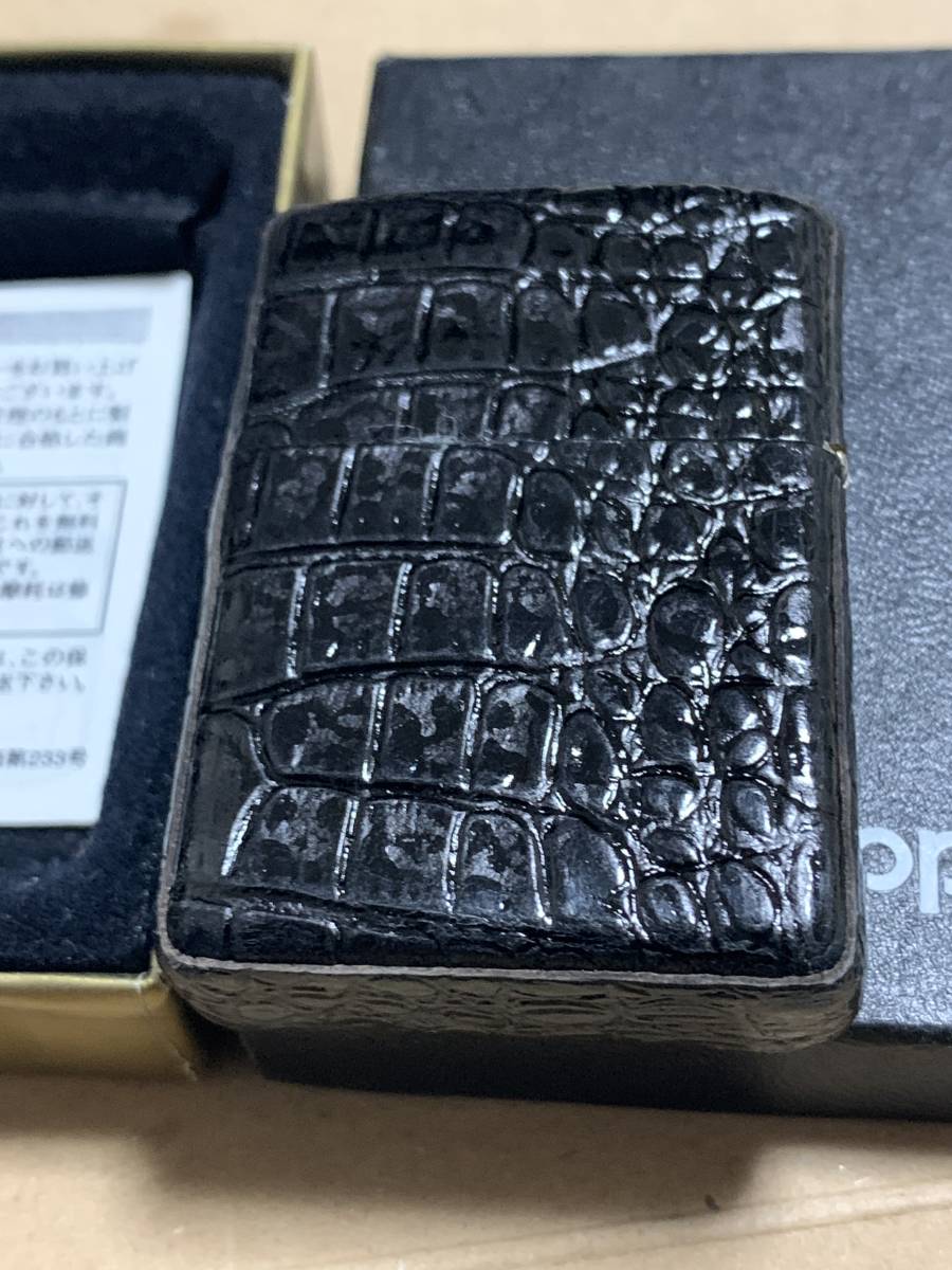 1998年 クロコダイルレザー巻き ZIPPO 未使用の画像3