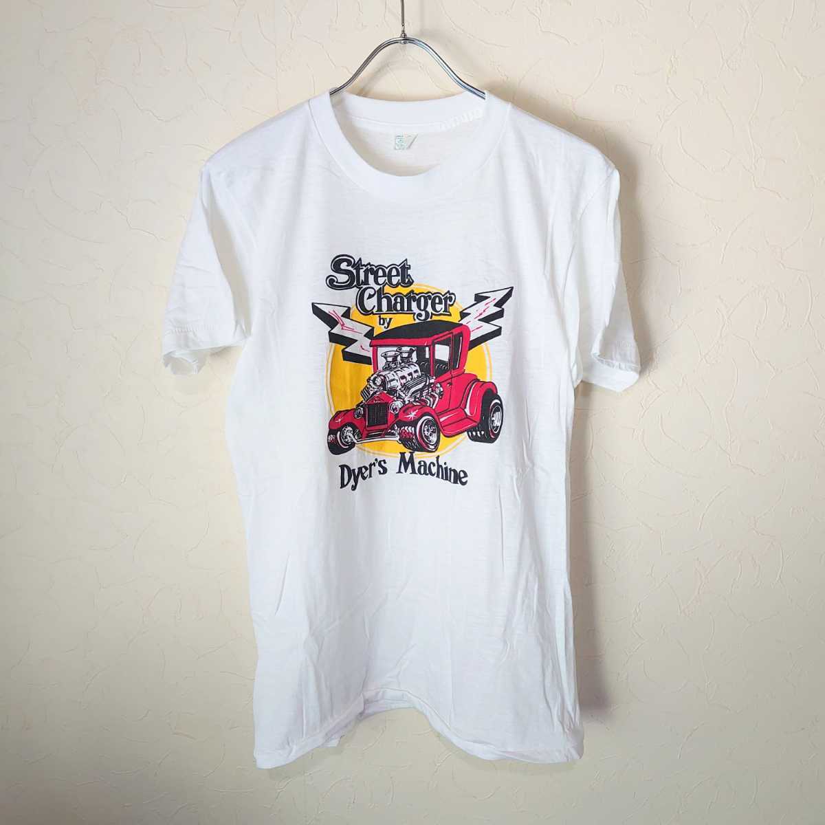 80s デッドストック　Dyer's Machine Service ビンテージTシャツ ホットロッドTシャツ ビンテージホットロッドTシャツ 70s 60s