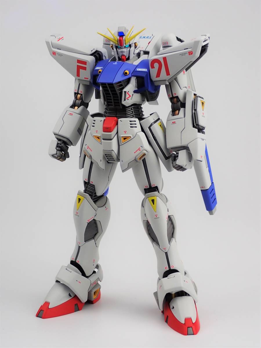 ヤフオク! - MG 1/100 ガンダムF91 Ver.2.0 塗装完成...