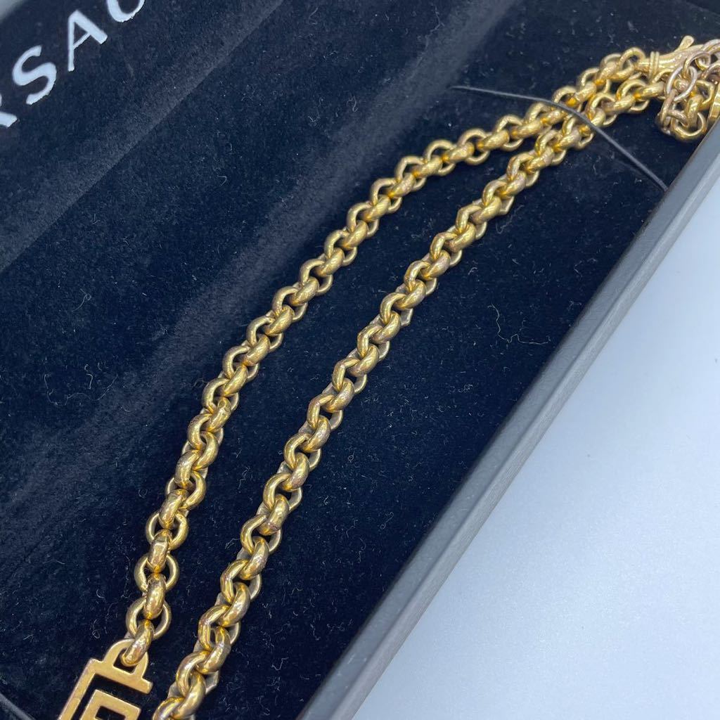 1円 ☆箱付き☆ 美品 VERSACE ヴェルサーチ メデューサ ゴールド金具