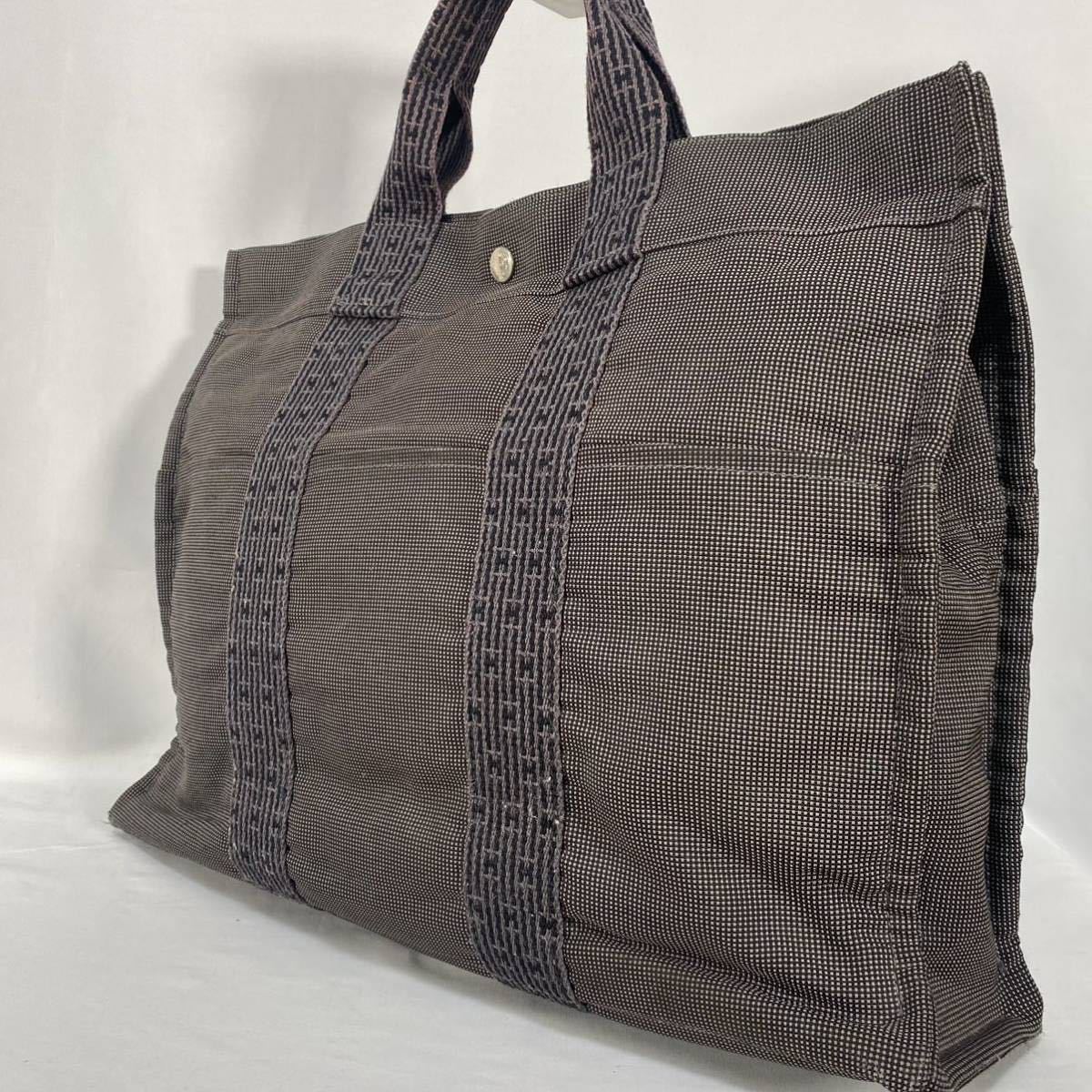 予約販売品】 ()エルメス HERMES キャンバス エールライン トート MM