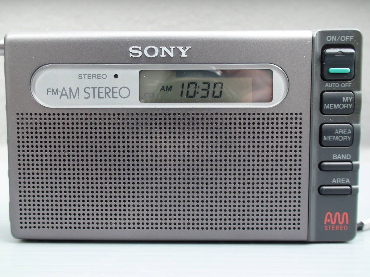 美品・良品◆SONY AMステレオ/FMラジオ　SRF-M100 ◆ラジオの感度は良好です、SONYのラジオは音が良いです★