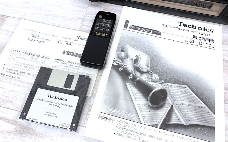 □Technics SH-D1000 オーディオプロセッサー ソフトウェア付属 □Technics SH-D1000 オーディオプロセッサー ソフトウェア付属