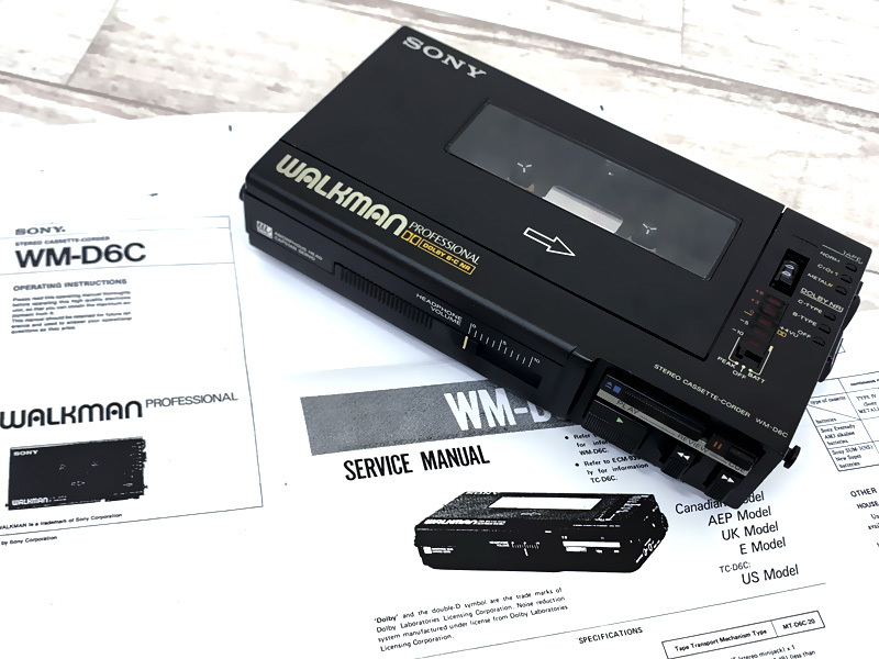 □SONY WALKMAN PROFESSIONAL WM-D6C ウォークマン プロフェッショナル