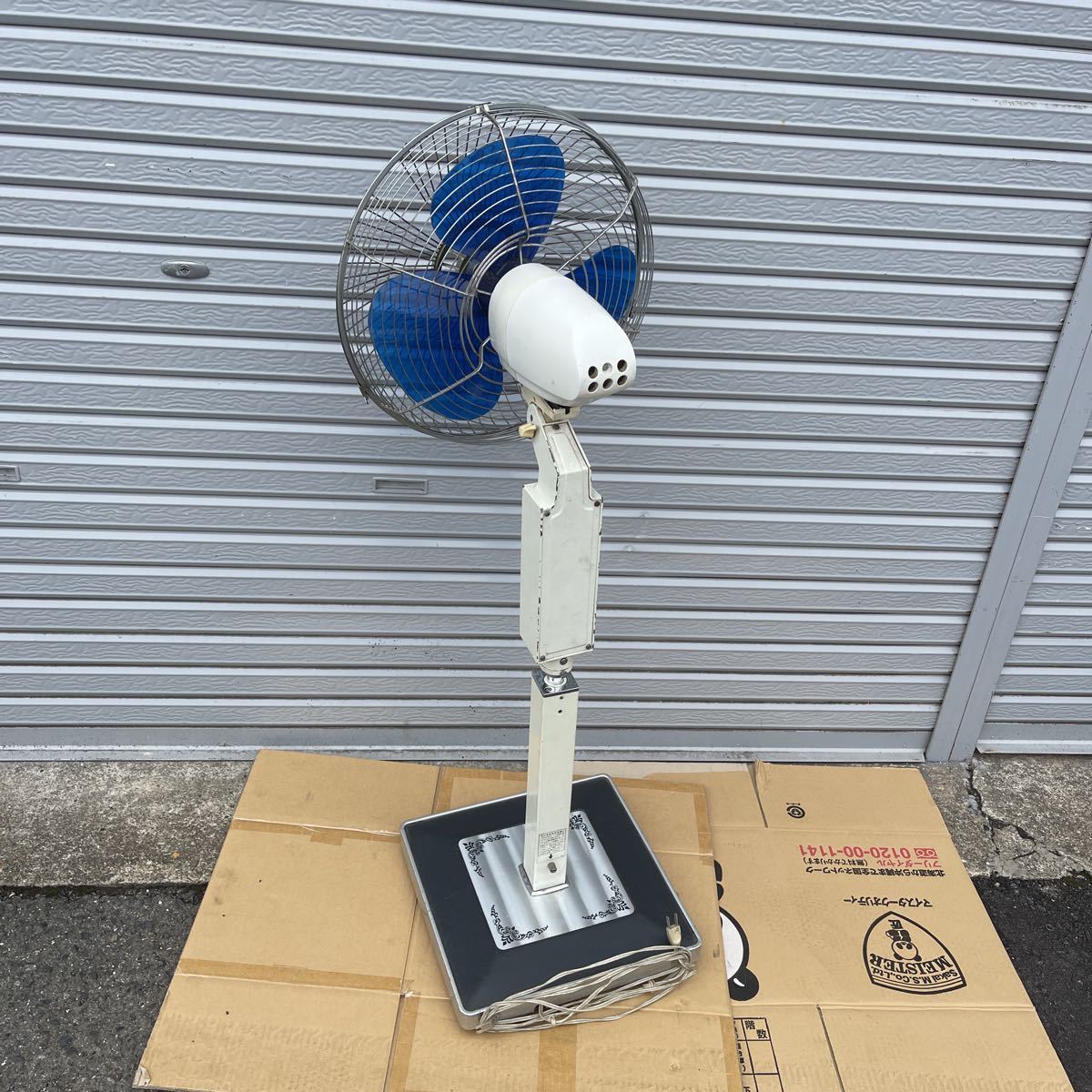 昭和レトロ 三菱 MITSUBISHI 扇風機 R35-SN2型 35cm 【ジャンク】_画像6