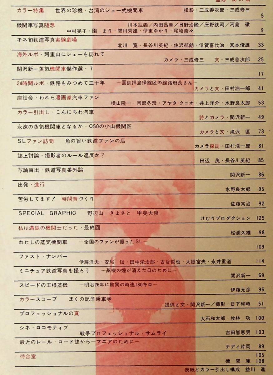 昭和43年 発行・キネマ旬報【月刊・蒸気機関車】4月号_画像2