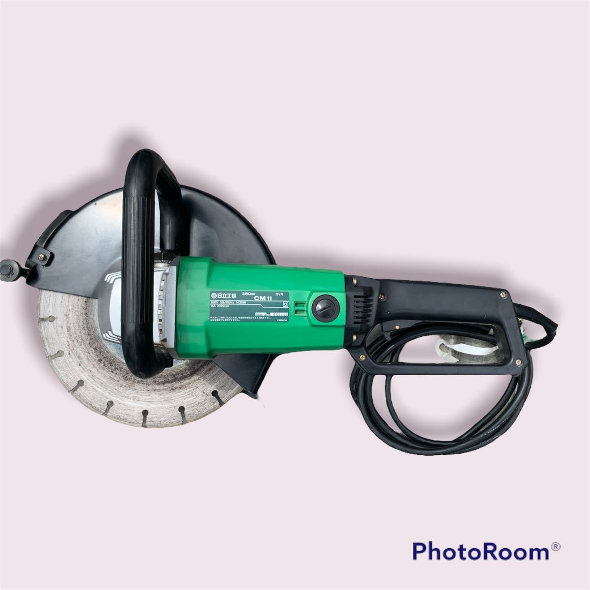 品・動作品】HITACHI 日立工機 280mm コンクリートカッター 品・動作品】HITACHI 日立工機 280mm コンクリートカッター