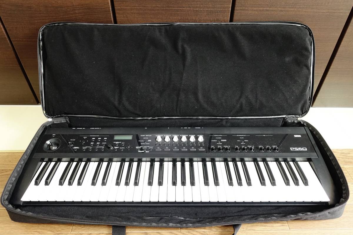 ★美品★KORG PS60★コルグ★純正ソフトケース・ACアダプター・取扱説明書付き_画像2