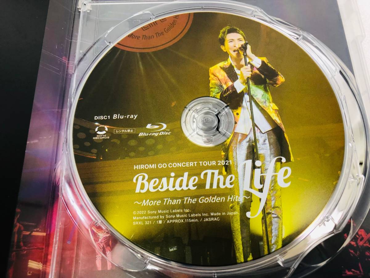 希少 SAMPLE刻印有り 郷ひろみ HIROMI GO CONCERT TOUR 2021”Beside The Life”-More Than The Golden Hits- YKD168_画像3