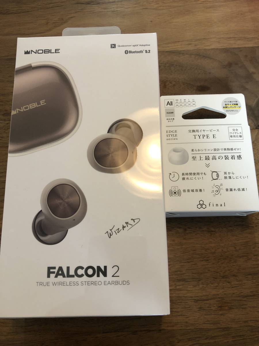 【新品未開封】noble audio FALCON2　交換用イヤーピース付き_画像1