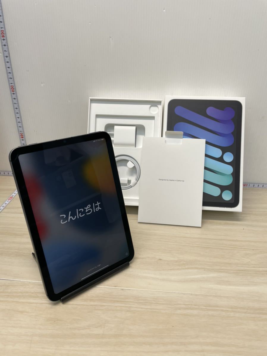 極美品 Apple iPad mini 第6世代 WiFi +Cellular モデル 64GB SIM