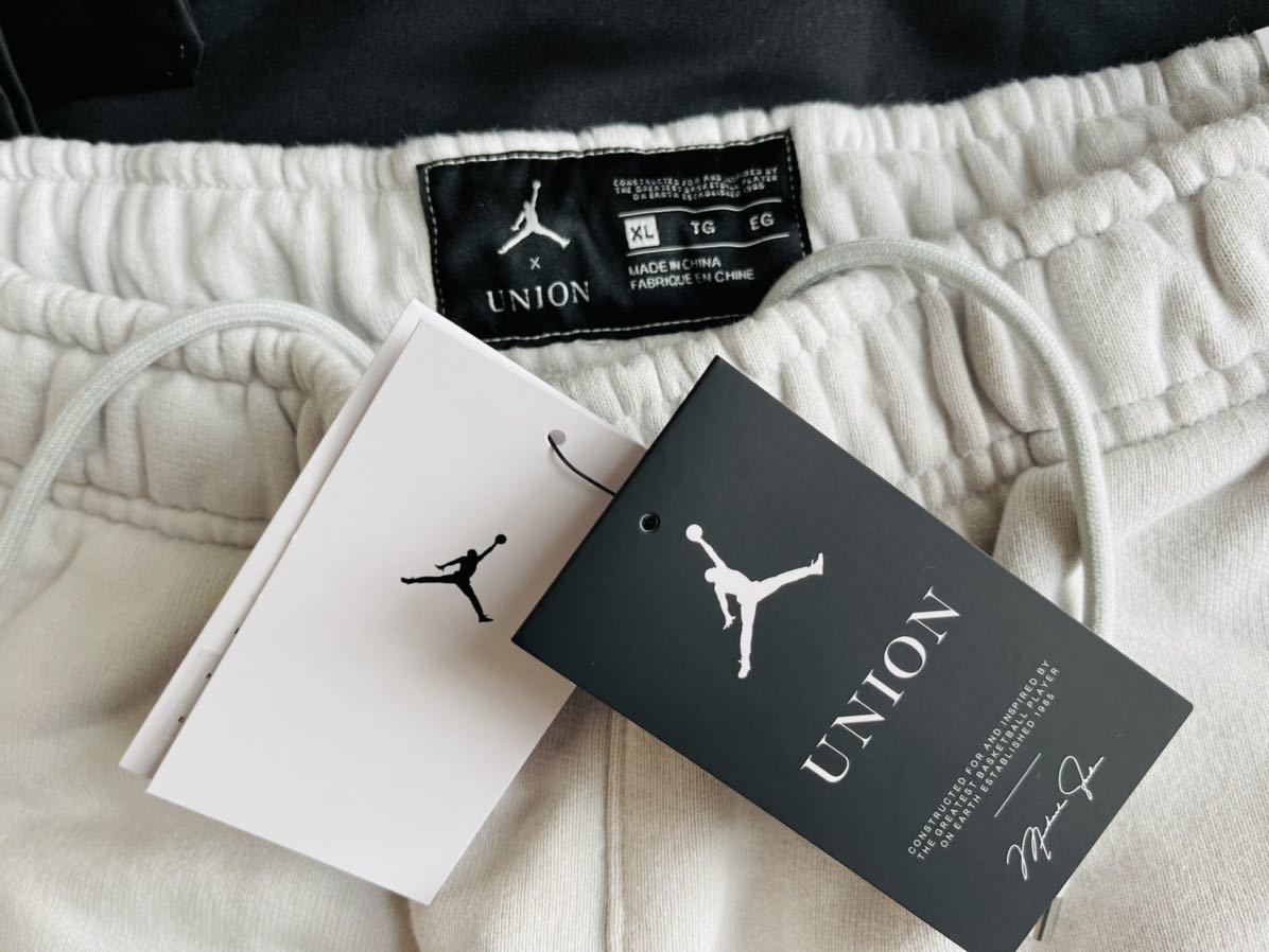 国内完売☆ナイキ UNION x JORDAN ショートパンツ XLグレー 新品