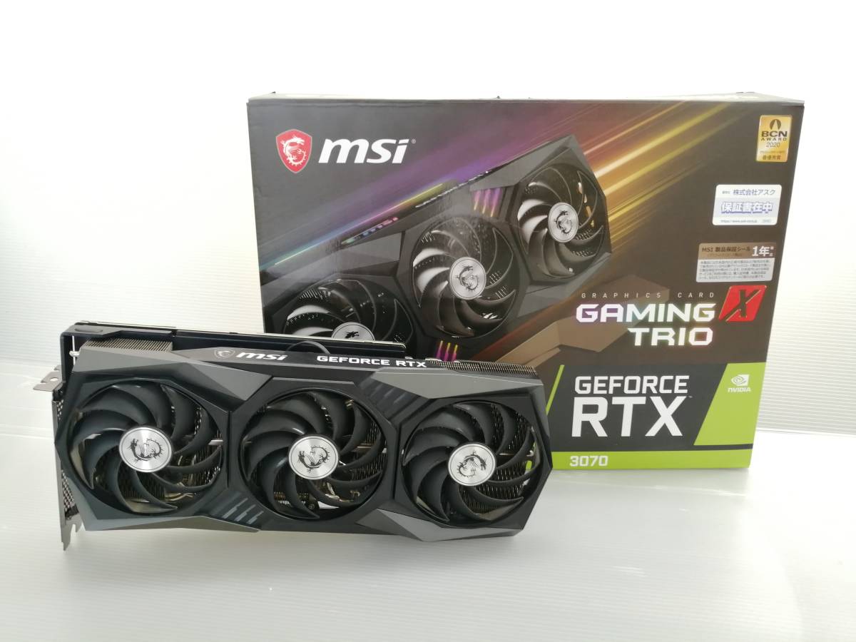 ジャンク品 MSI製 GeForce RTX3070-