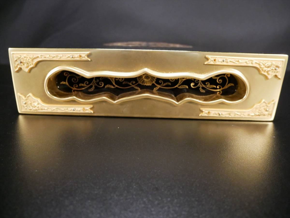長期保管品 西本願寺型経本箱 西紋 本金蒔絵 仏具(D-3) 3630 | www