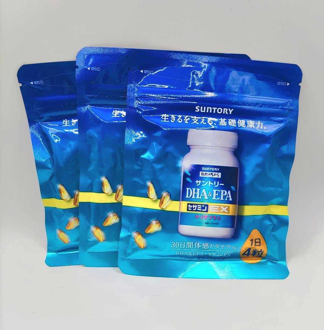 【新品未開封】 サントリー DHA&EPA セサミンEX 3袋