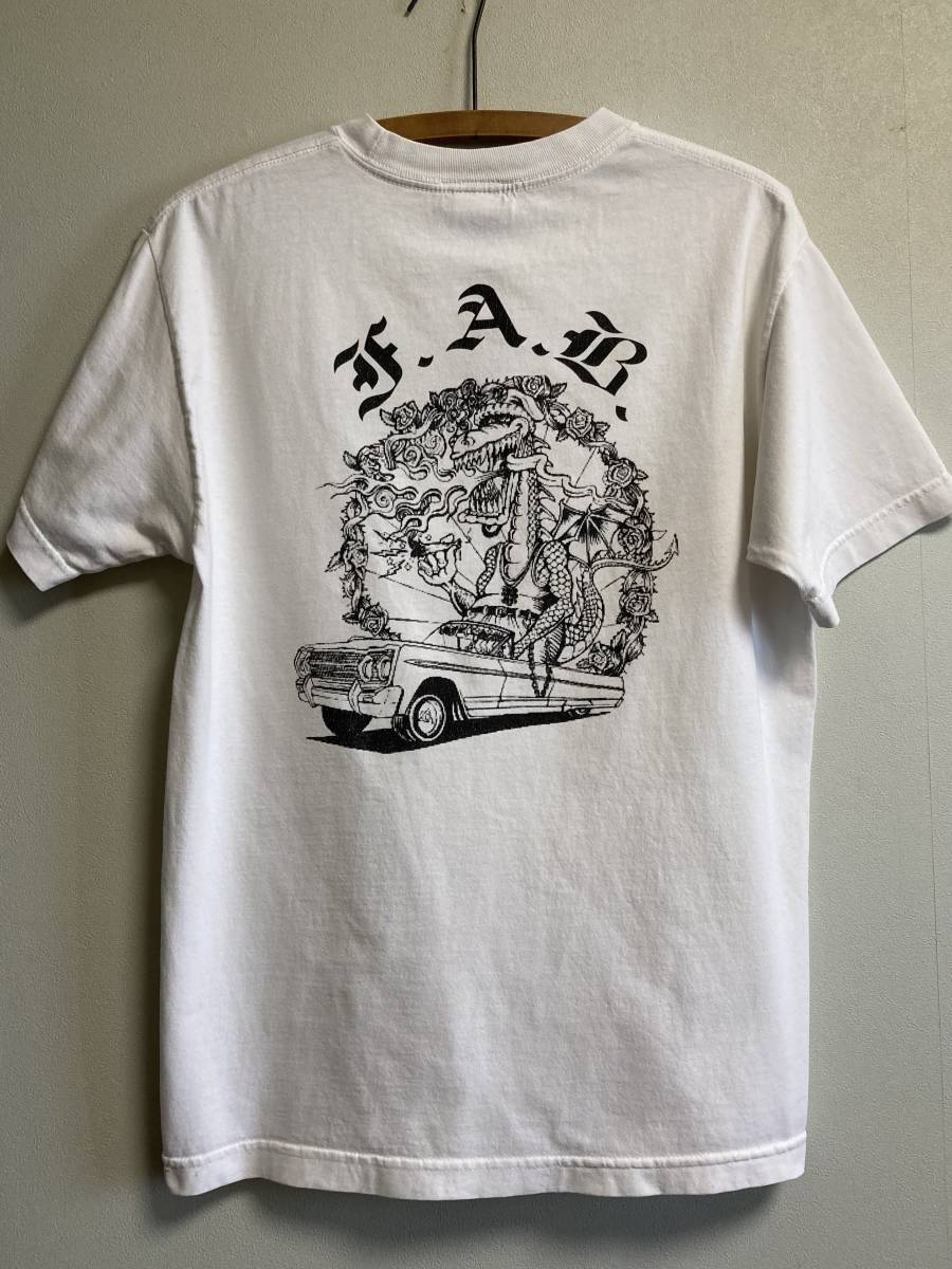 MEXICO製 USA生地 ローライダー LOWRIDER チカーノ Tシャツ ドラゴン インパラ メキシカン オールドスクール_画像1