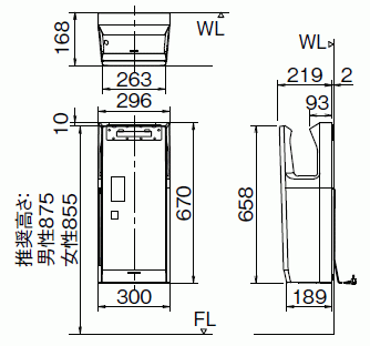 LIXIL・INAX ハンドドライヤー 100V ヒーターなし KS-570A/W