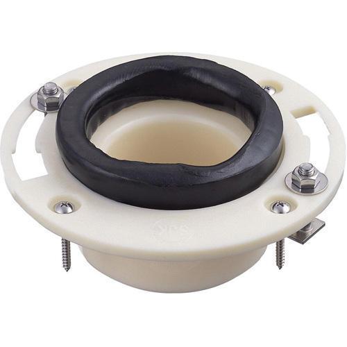  toilet. installation, exchange .! large toilet for floor flange PVC tube for 