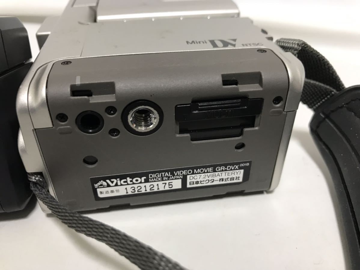 Victor ビクター GR-DVX デジタルビデオカメラ 充電器なし 動作未確認 バッテリーケース CU-V900 ジャンク扱い 部品取り 151a2400_画像6