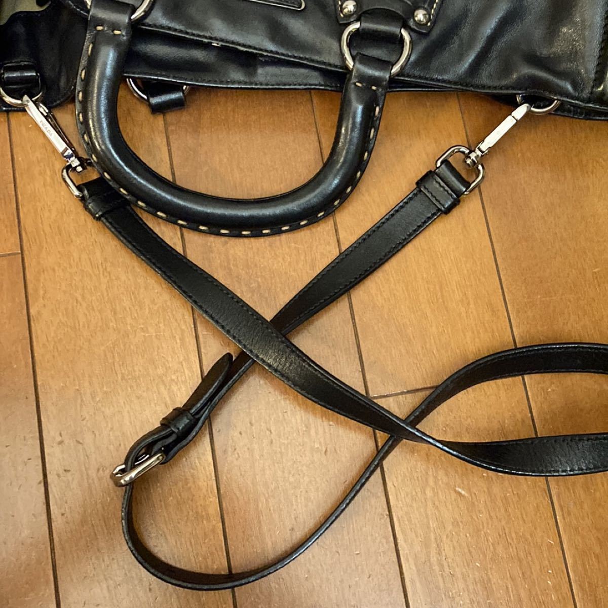 正規品 本物 PRADA 郵便局鞄 希少 ショルダーバッグ 保存袋+