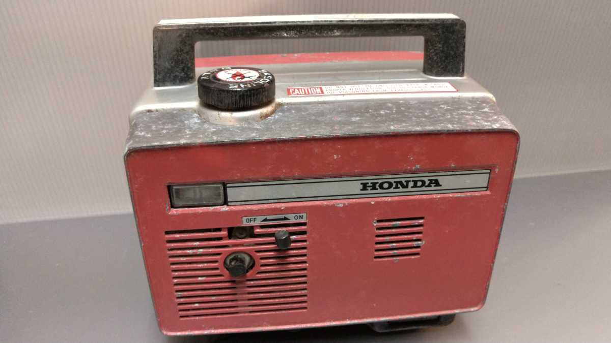  Honda HONDA small size generator E80 part removing Junk Honda technical research institute Showa Retro Vintage generator E40 portable 