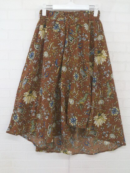 ◇ RAY CASSIN FAVORI レイカズンフェバリ 花柄 アシンメトリー ロング