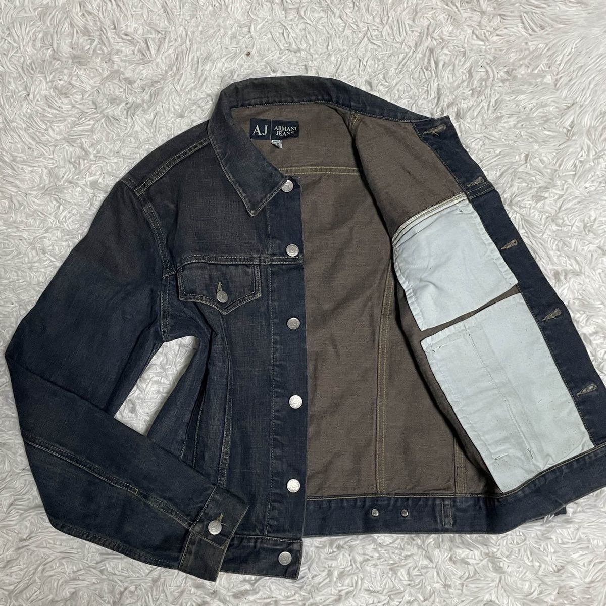 極美品】アルマーニジーンズ『大人カジュアル』ARMANI JEANS 刻印銀