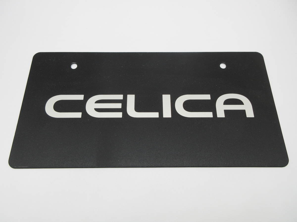 トヨタ セリカ CELICA ディーラー 新車 展示用 非売品 ナンバープレート マスコットプレート