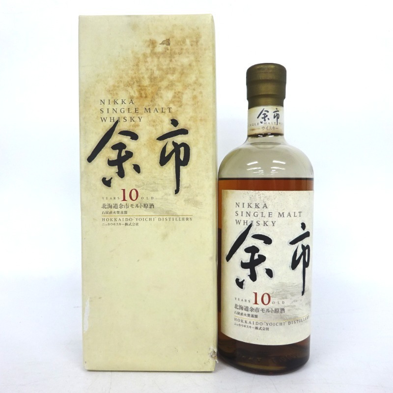 大阪府配送限定 ニッカ 余市 10年 シングルモルト 700ml 箱なし | www