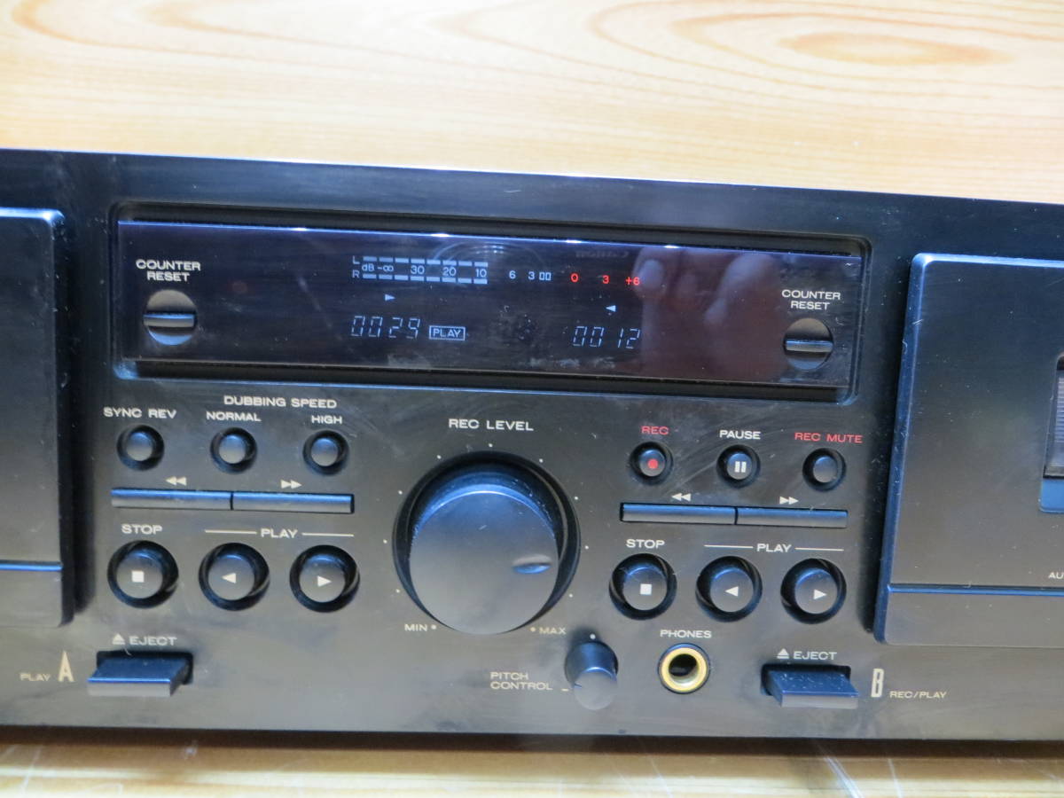 *S0283*marantz/マランツ ダブルカセットデッキ SD4050/F1B オーディオ機器動作確認済み中古#*_画像4