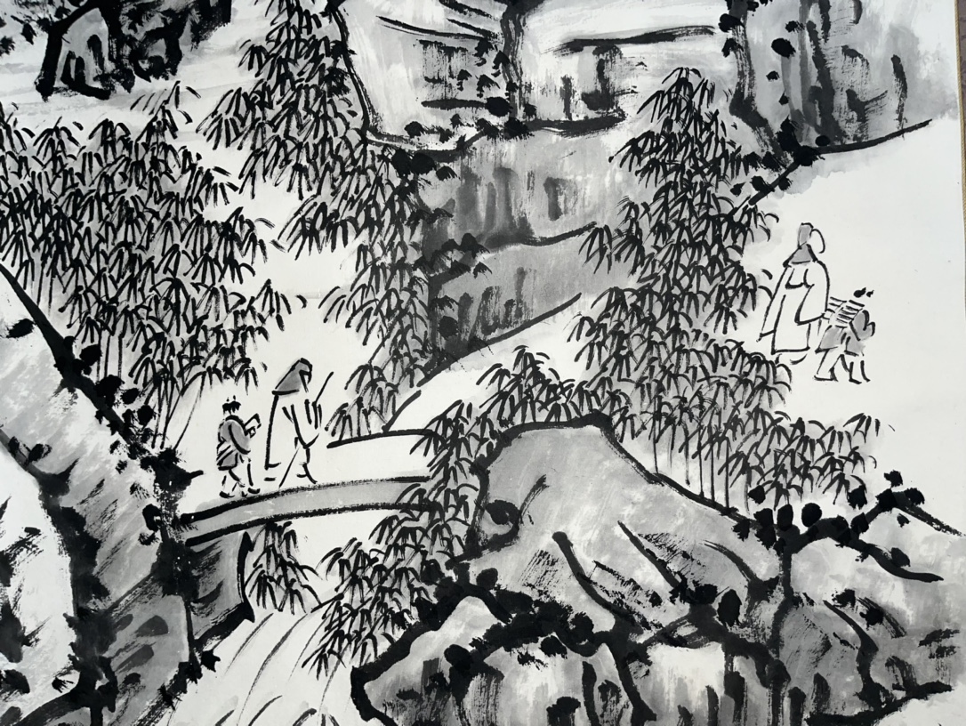 ZW000095 中国画 古美術 唐物 呉昌碩山水図 掛け軸 真筆逸品 ZW000095 中国画 古美術 唐物 呉昌碩山水図 掛け軸 真筆逸品