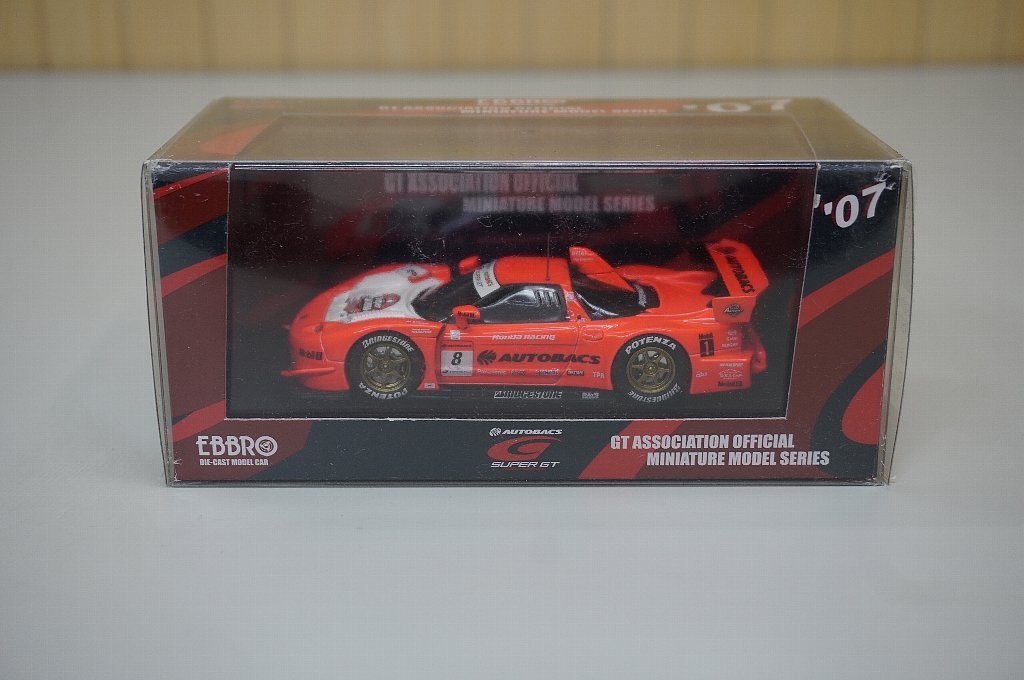 K165-51 ☆未使用・保管品☆ EBBRO ミニカー ホンダ SUPER GT500 ARTANSX 同梱可♪