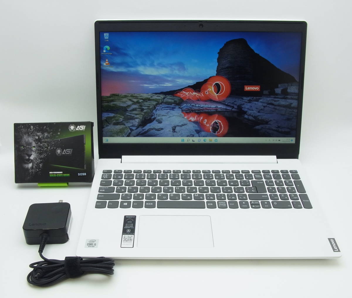 Lenovo IdeaPad L3・第10世代・Core i5-10210U・高速新品SSD 512GB
