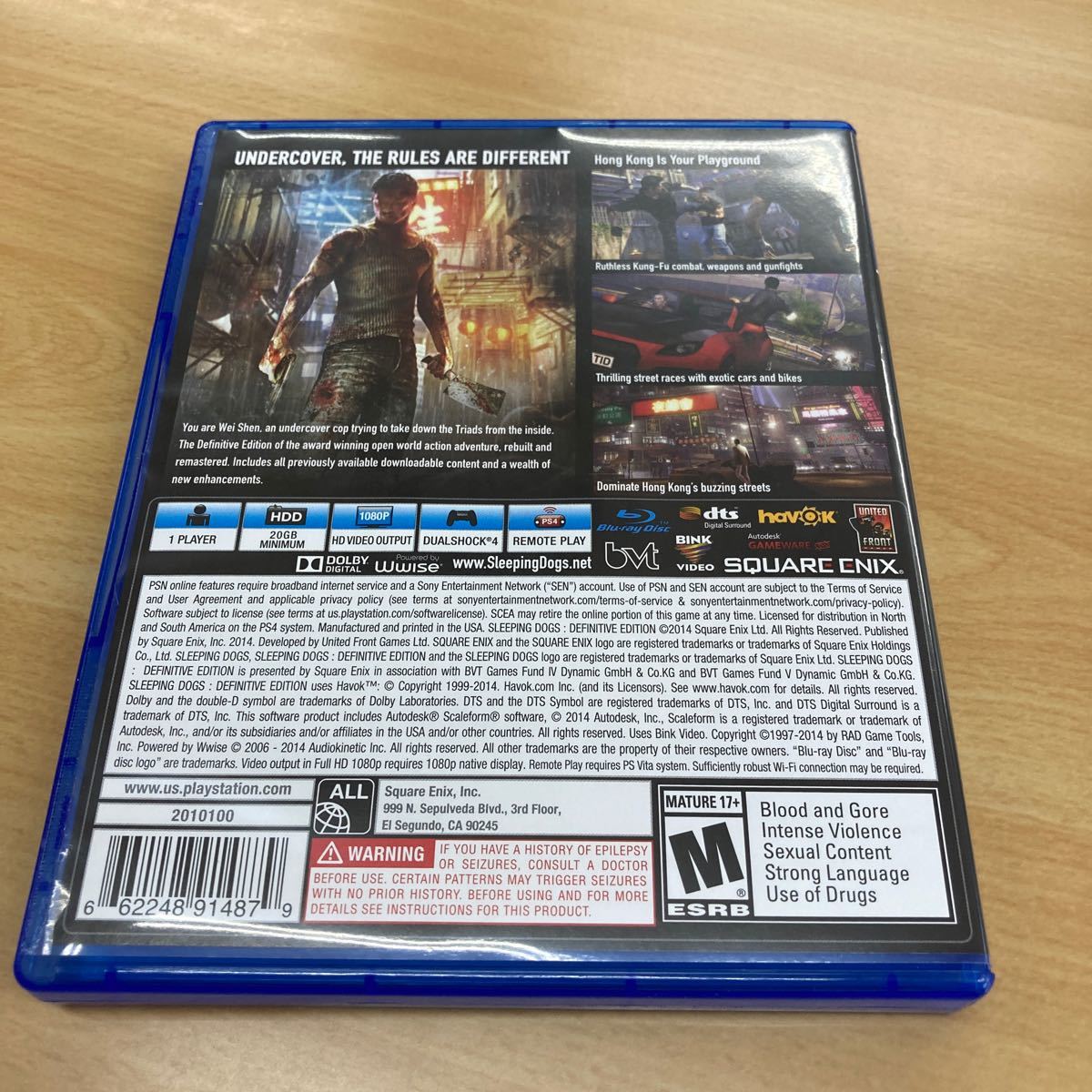 【PS4】 Sleeping Dogs: Definitive Edition ［輸入版:北米］