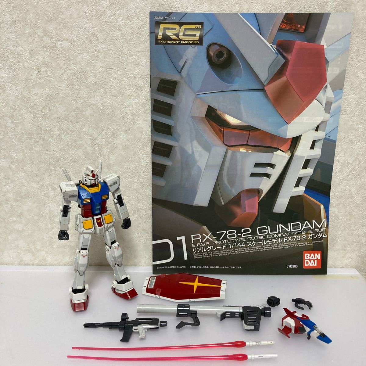 ガンプラ完成品ジャンク 機動戦士ガンダム RG 1/144 ガンダム ガンプラ完成品ジャンク 機動戦士ガンダム RG 1/144 ガンダム