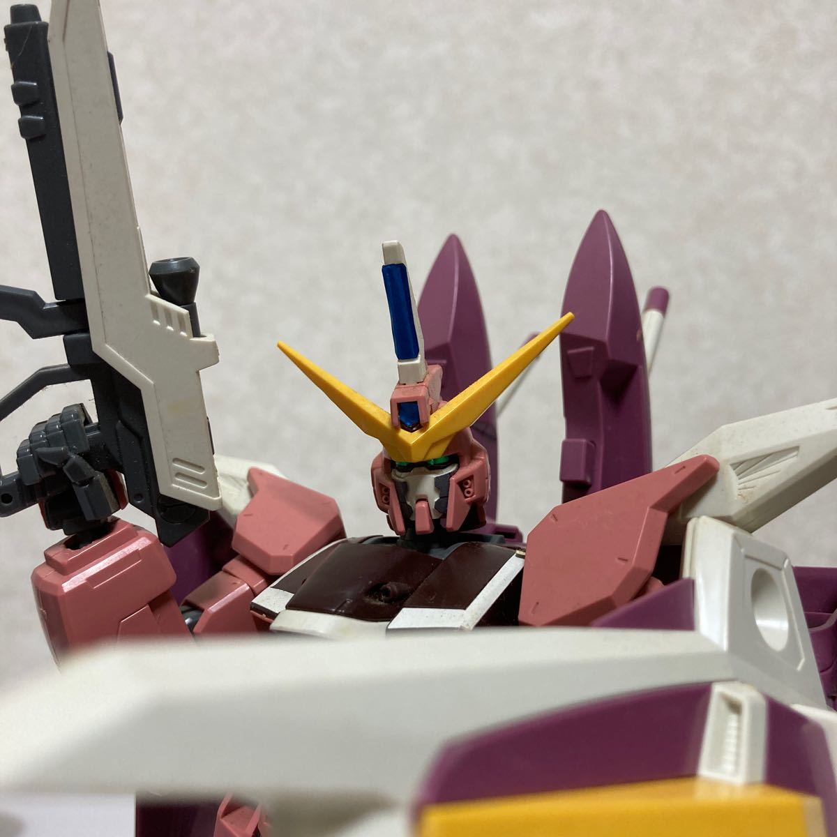 djガンプラ完成品ジャンク 機動戦士ガンダムSEED 1/100 ジャスティスガンダム バンダイ プラモデル