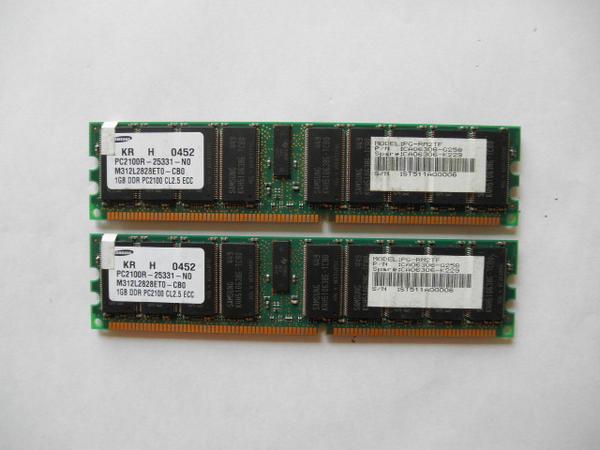 SAMSUNG製メモリー/DDR/PC2100R/1GB(4枚合計4GB)/CL2.5/ ECCありの画像1