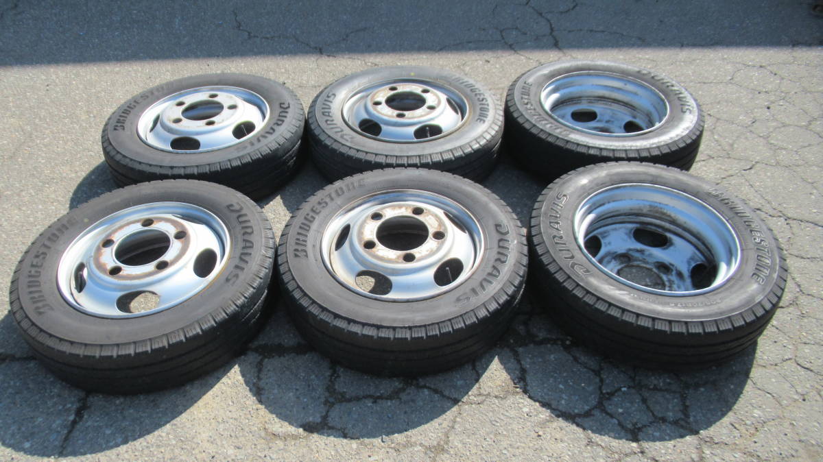BRIDGESTONE DURAVIS R205 ラジアル 205/70R17.5 115/113L LT ホイール