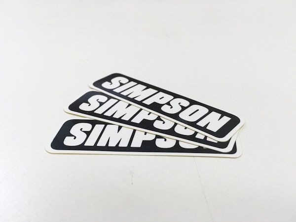 シンプソンSIMPSONステッカーSNELL75M30ヘルメットM32バンディットBANDITヴィンテージM40デカールM41ビンテージM50M62M52M61ベルBELLスター_画像1