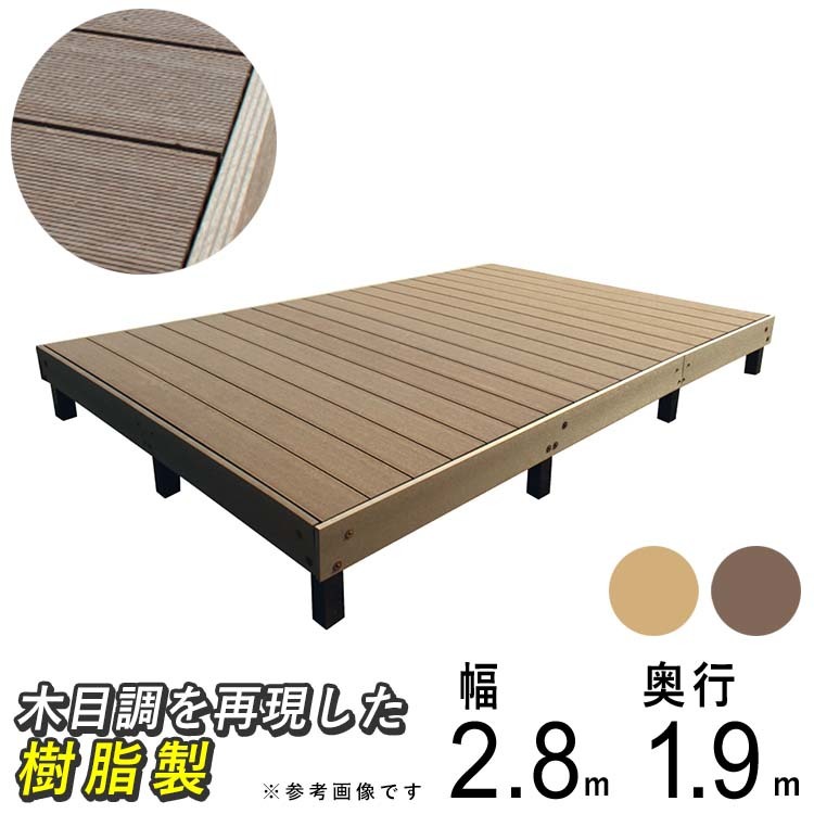 【高価値】 シンプルウッドデッキ DIY ウッドデッキ 人工樹脂木製 組立式 1.5坪 工事用材料 【高価値】 シンプルウッドデッキ DIY ウッドデッキ 人工樹脂木製 組立式 1.5坪 工事用材料