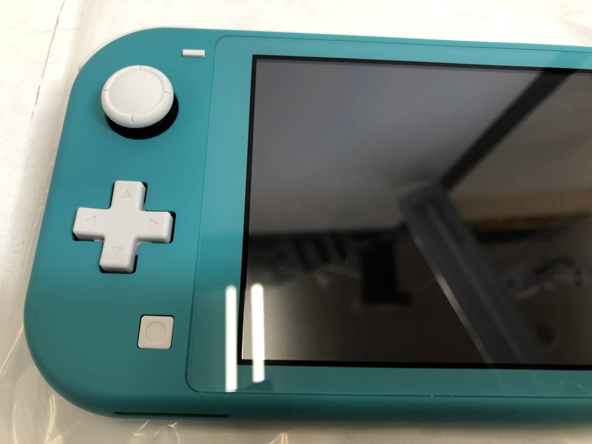 GH220527-02K/ 動作確認済 Nintendo Switch Lite 本体 ニンテンドー スイッチライト ターコイズ_画像4