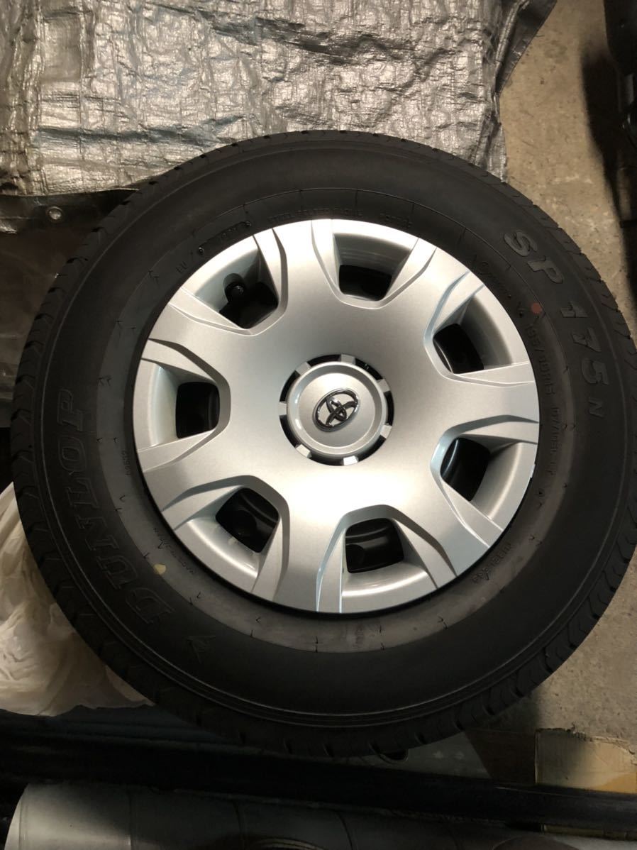 正規代理店 ハイエース 新車外し純正タイヤホイールセット ダンロップ