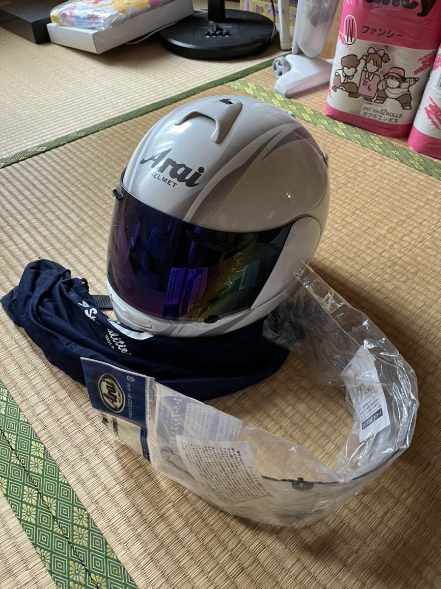 おまけあり】アライ Arai フルフェイスヘルメット ベクター 白