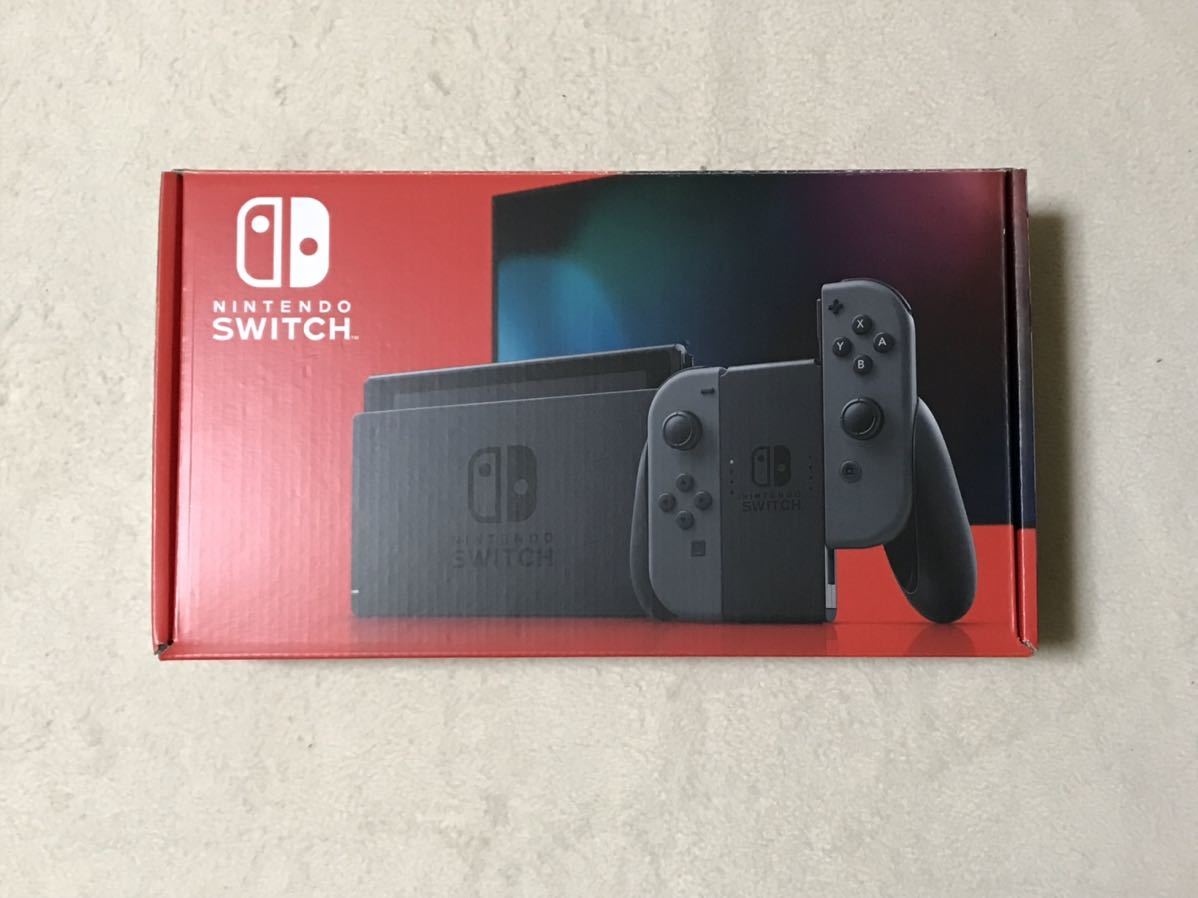 初期化済/動作確認済　Nintendo Switch 任天堂 グレー スイッチ本体 ニンテンドースイッチ 極美品　_画像1