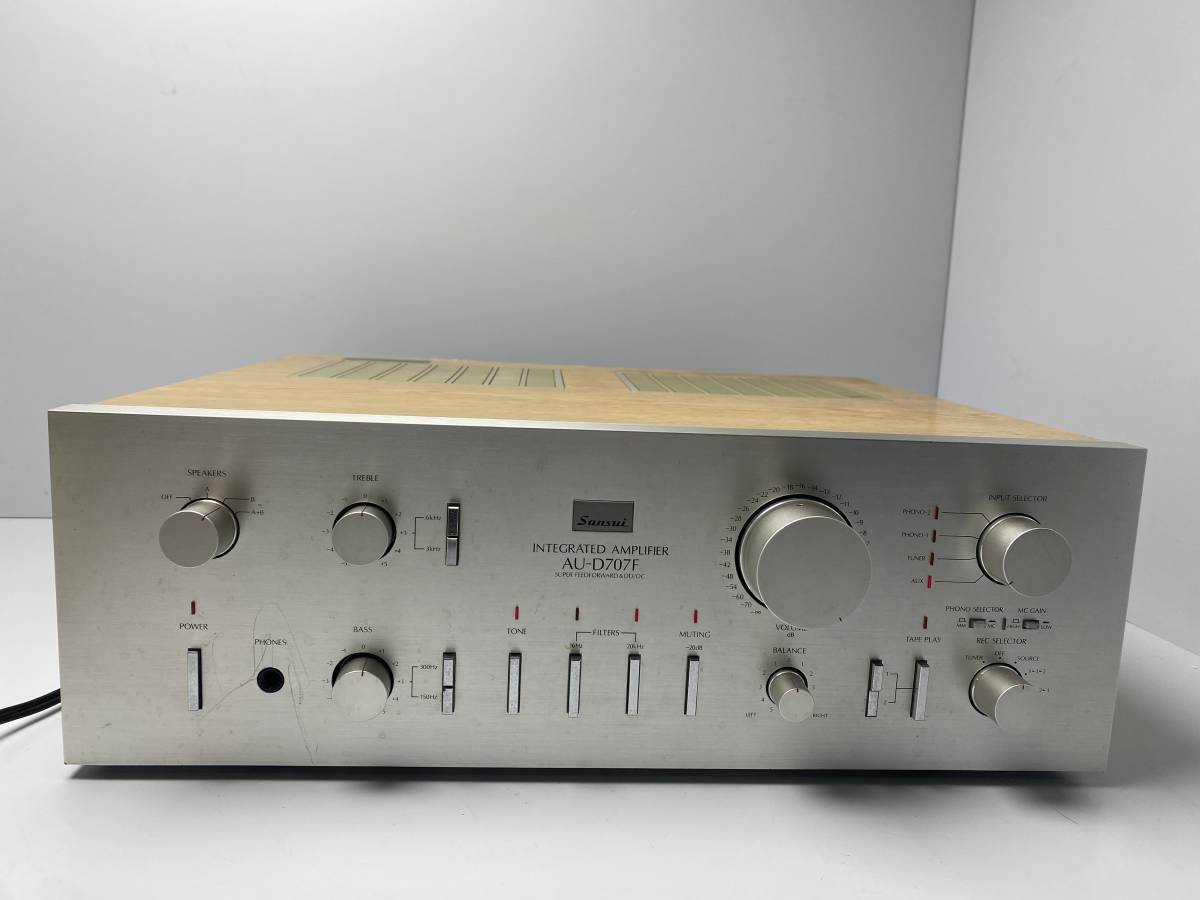 ☆SANSUI サンスイ☆AU-D707F プリメインアンプ アンプ【/現状品/通電