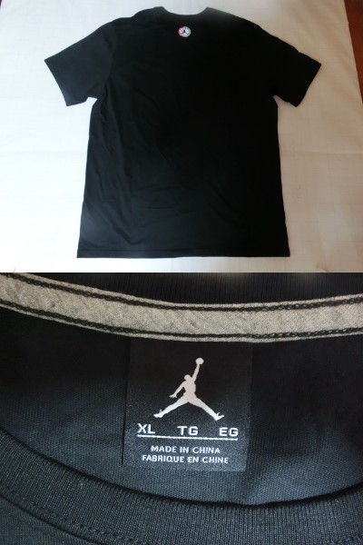 USA покупка редкость было использовано [NIKE JORDAN BRAND] Nike шоу Dan AJ карман есть футболка US XL BK