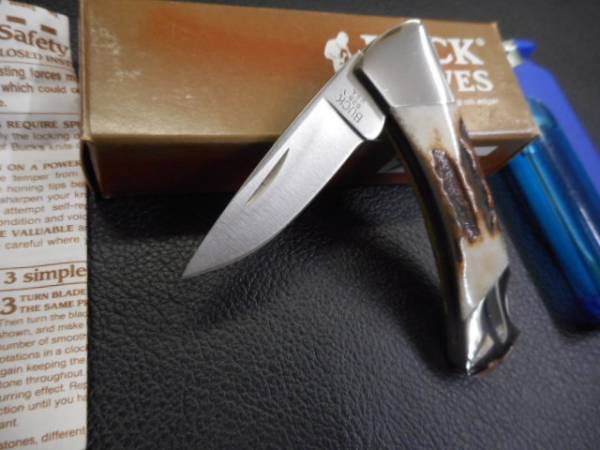 ナイフ 小さな折り畳み バック BUCK 525 スタッグハンドル ナイフ ナイフ 小さな折り畳み バック BUCK 525 スタッグハンドル ナイフ